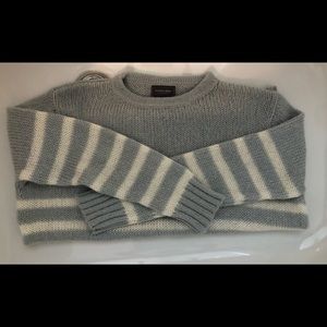 Wooden Ship acrylic mohair striped sweater.  M/l